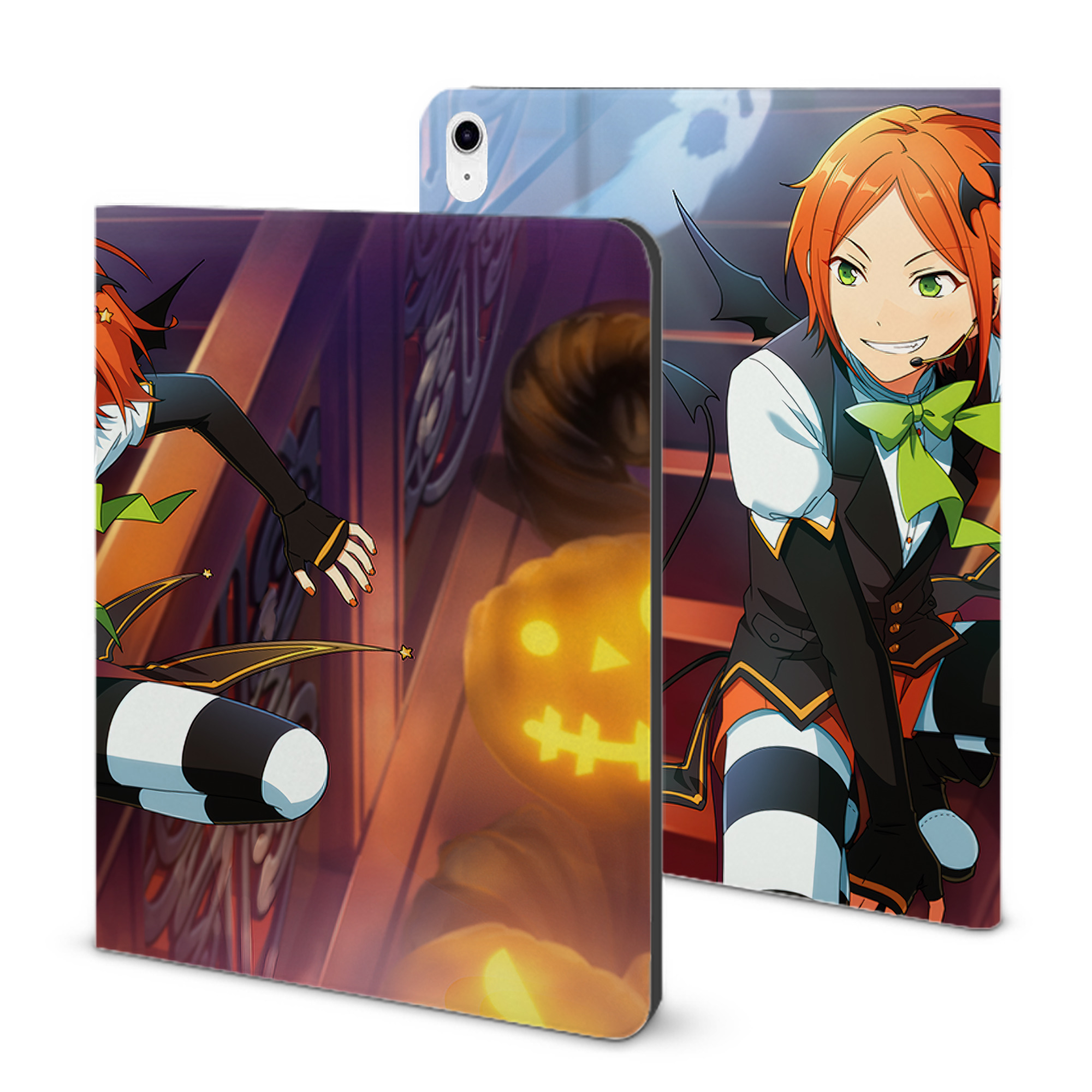 （画像用） あんさんぶるスターズ! Ensemble Stars IPad ケース ブック型 PUレザー TPU 耐衝撃 軽量 薄型 ペン収納なし 全面保護 IPad 各モデル対応